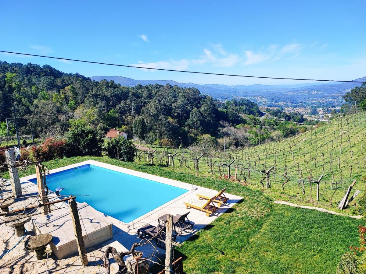 Melgaço Casa Cabreiros De Cimaヴィラ エクステリア 写真