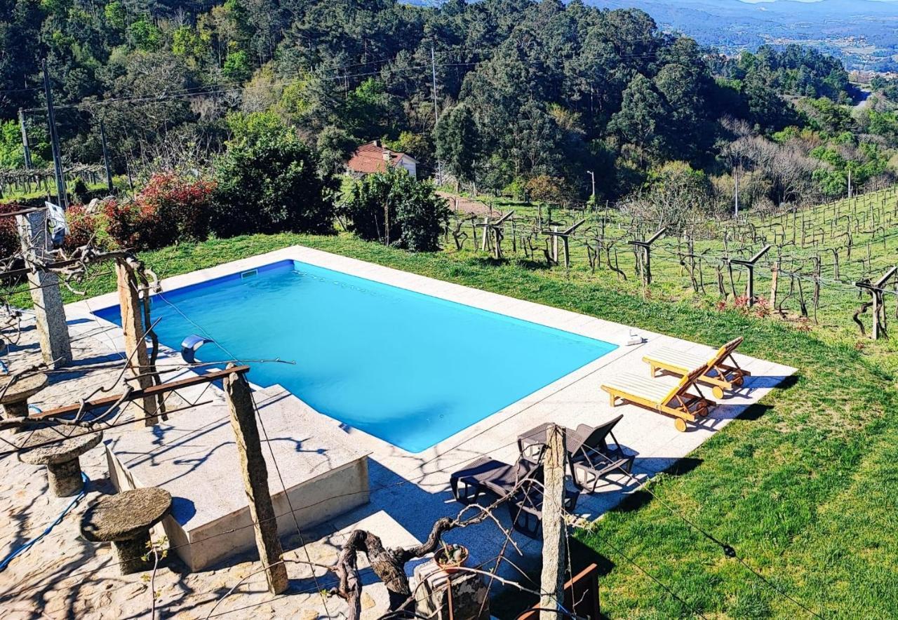 Melgaço Casa Cabreiros De Cimaヴィラ エクステリア 写真